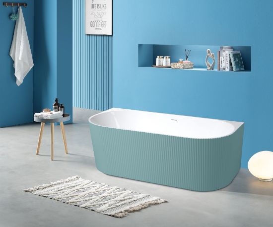  Зображення Ванна акрилова DP FLATEY OLIVE color -1700*800*590 